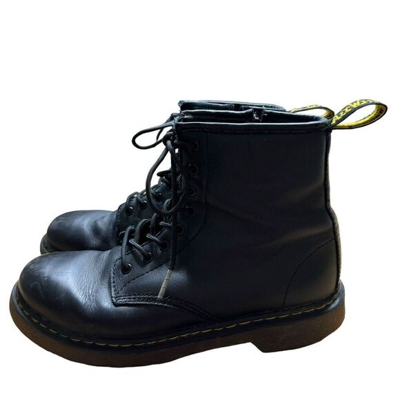 Dr Martens AW004 Black Delaney Leather Side Zip Boots Mens Size US 4 Womens US 5 - Picture 5 of 10